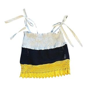 Zara Trafaluc Collection Crochet Crop Top – Size Medium